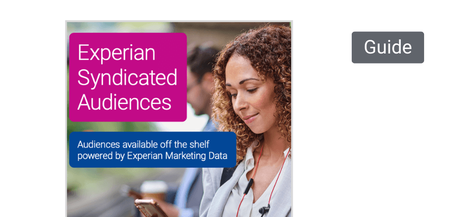 experian syndicated audience guide