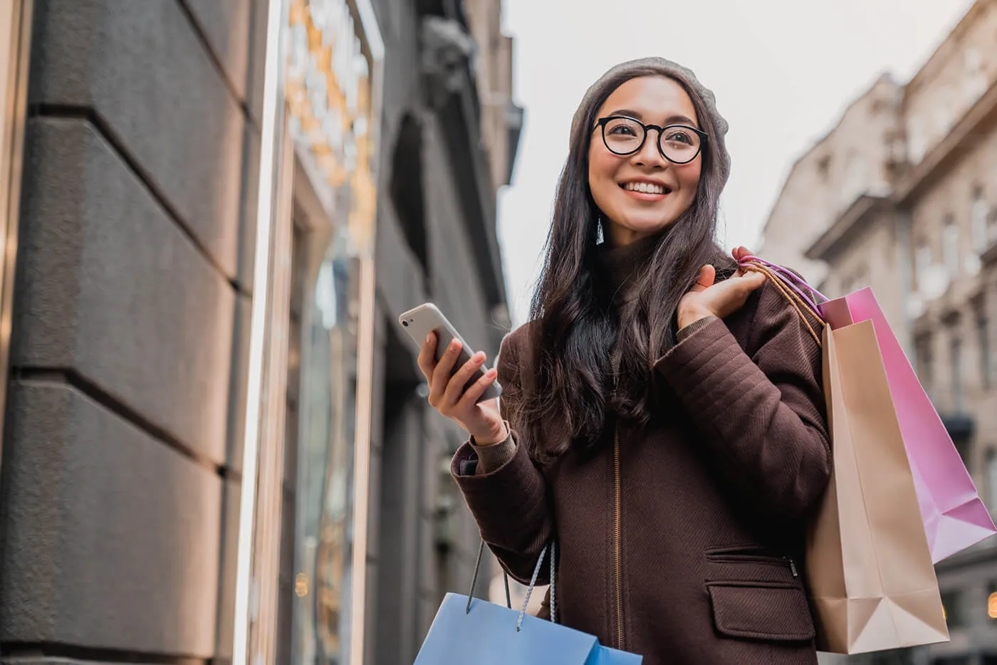 Woman in glasses