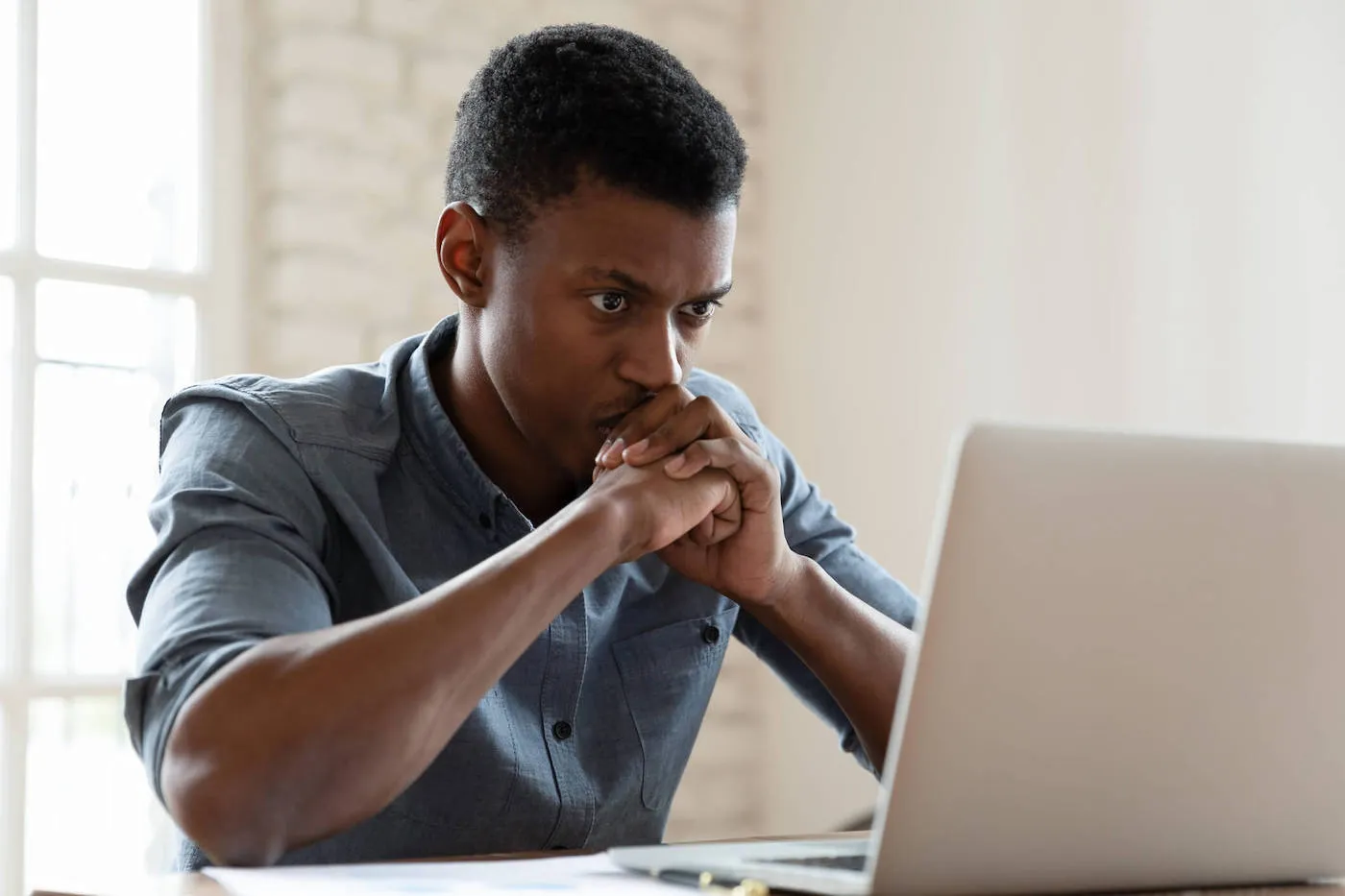 Man considering using credit card as emergency fund.