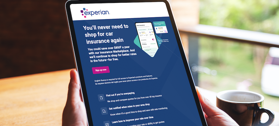 Revving Up Innovation: Experian Helps Consumers Unshop for Auto Insurance