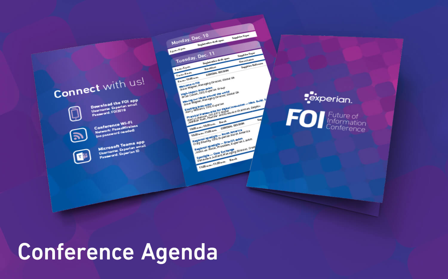 Sample of an Experian branded brochure