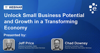 Unlock small business potential and growth in a transforming economy