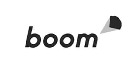 5 of 10 logos - Boom logo