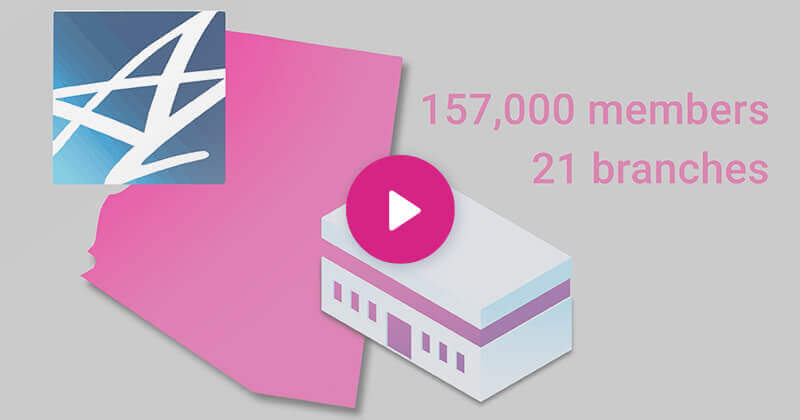 OneAZ CU case study video graphic 