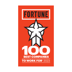 10 of 14 logos - FORTUNE Top 100 Award