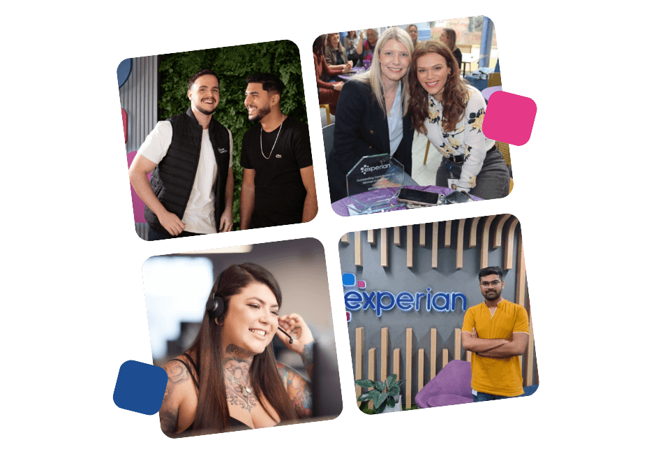 Experian people collage