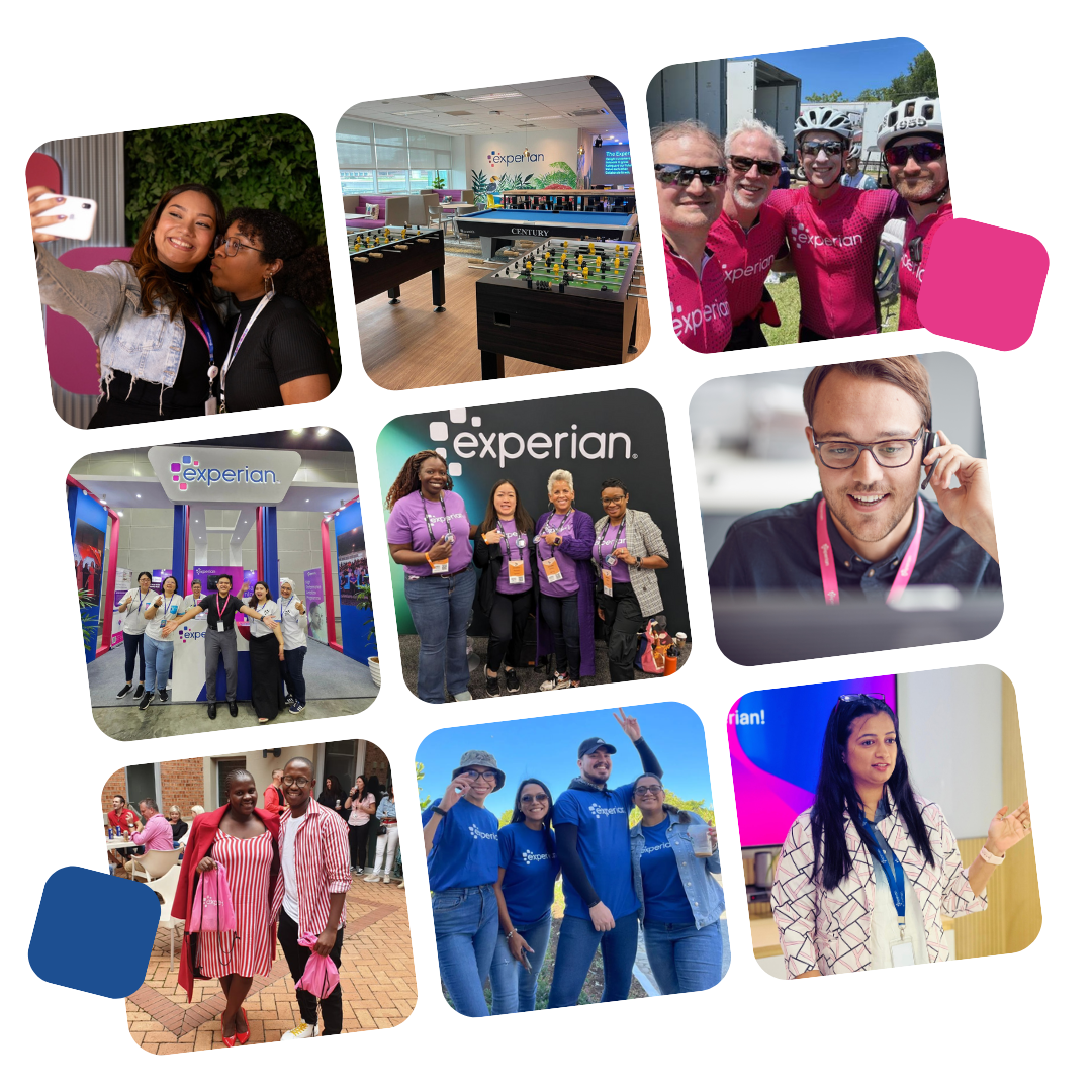 Experian people collage