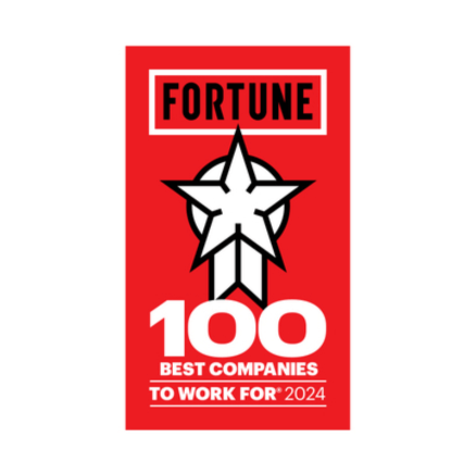 11 of 22 logos - FORTUNE Top 100 Award