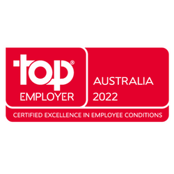 3 of 11 logos - Top employer Australia 2022