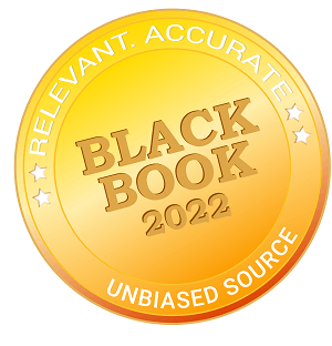 6 of 14 logos - black book badge 2022