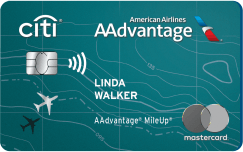 American Airlines AAdvantage® MileUp® Card logo.