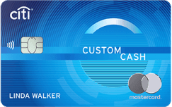 Citi Custom Cash�® Card logo.