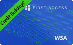 First Access Visa® Credit Card logo.