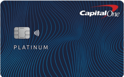 Capital One Platinum Credit Card logo.