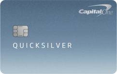 Capital One Quicksilver Secured Cash Rewards Credit Card logo.