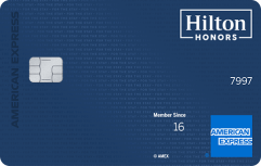 Hilton Honors American Express Surpass® Card logo.