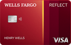 Wells Fargo Reflect�® Card logo.